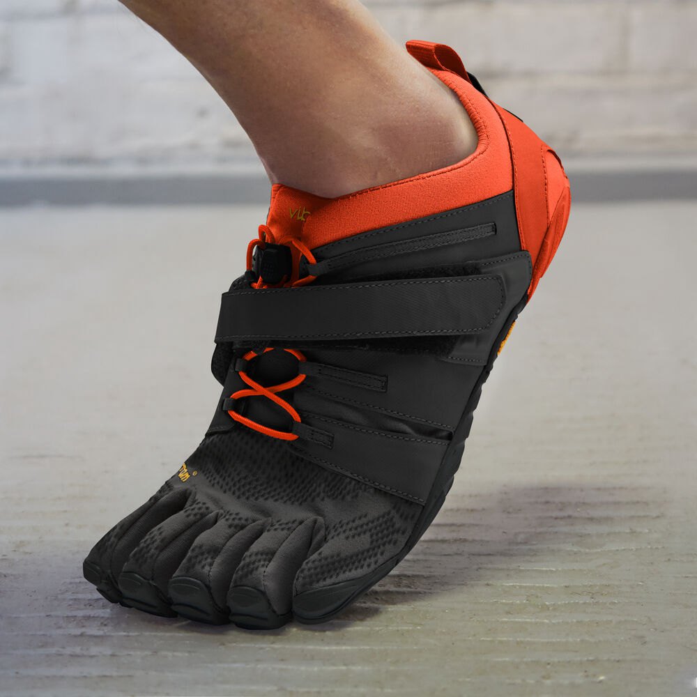 Vibram FiveFingers Heren V-Train 2.0 - Wandelschoenen Zwart/Oranje - 185927HZA